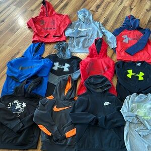 Lot of Boys Sweatshirts/Long Sleeve shirts YM and YL